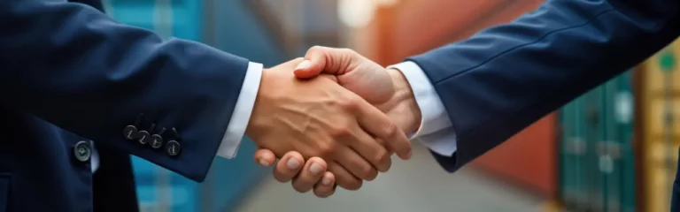 Office scene expressing the commercial awareness course Successful outsourcing.